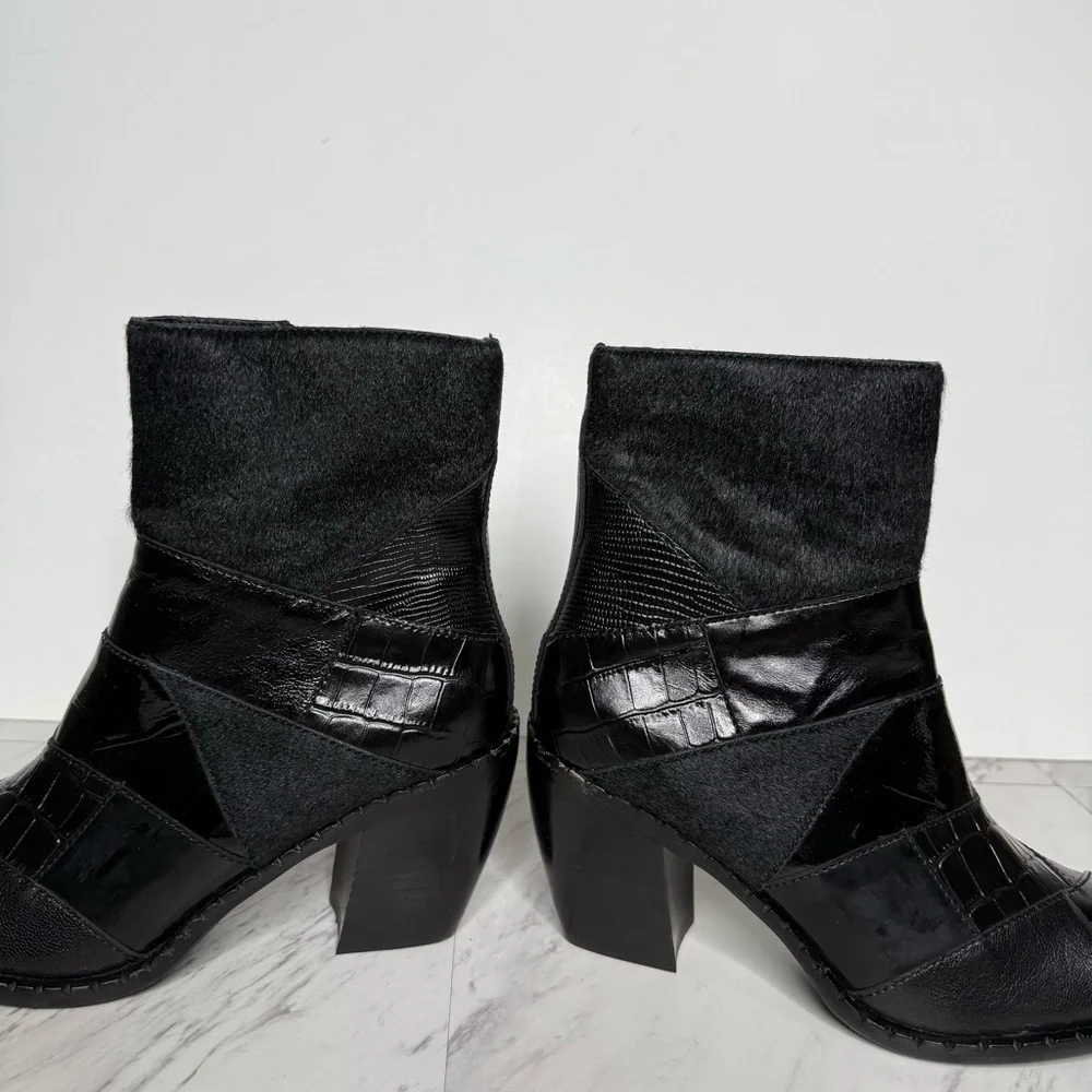 Jeffrey Campbell Caballeros Black Western Boot 6